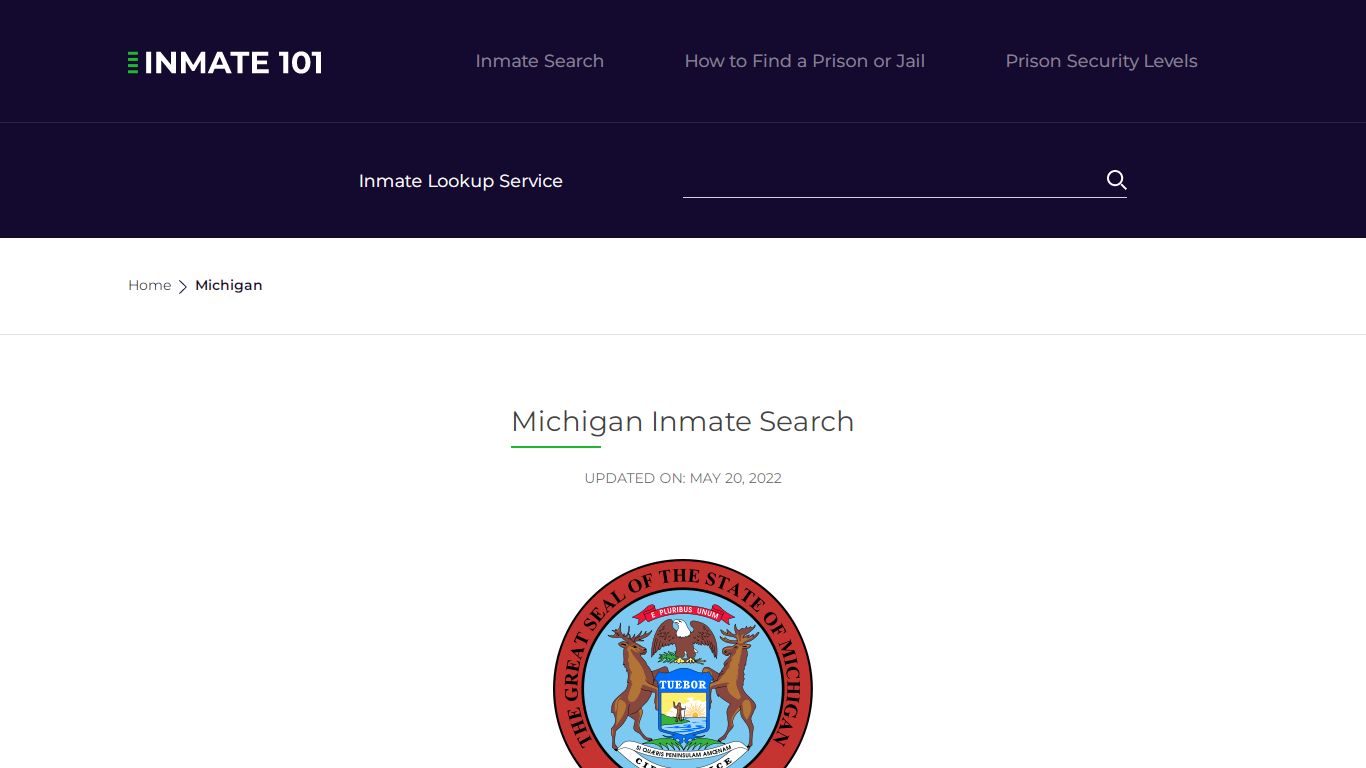 Michigan Inmate Search – Michigan Department of Correction ...